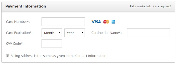 step 3 payment info