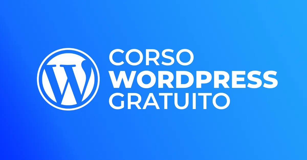 Corso WordPress gratuito